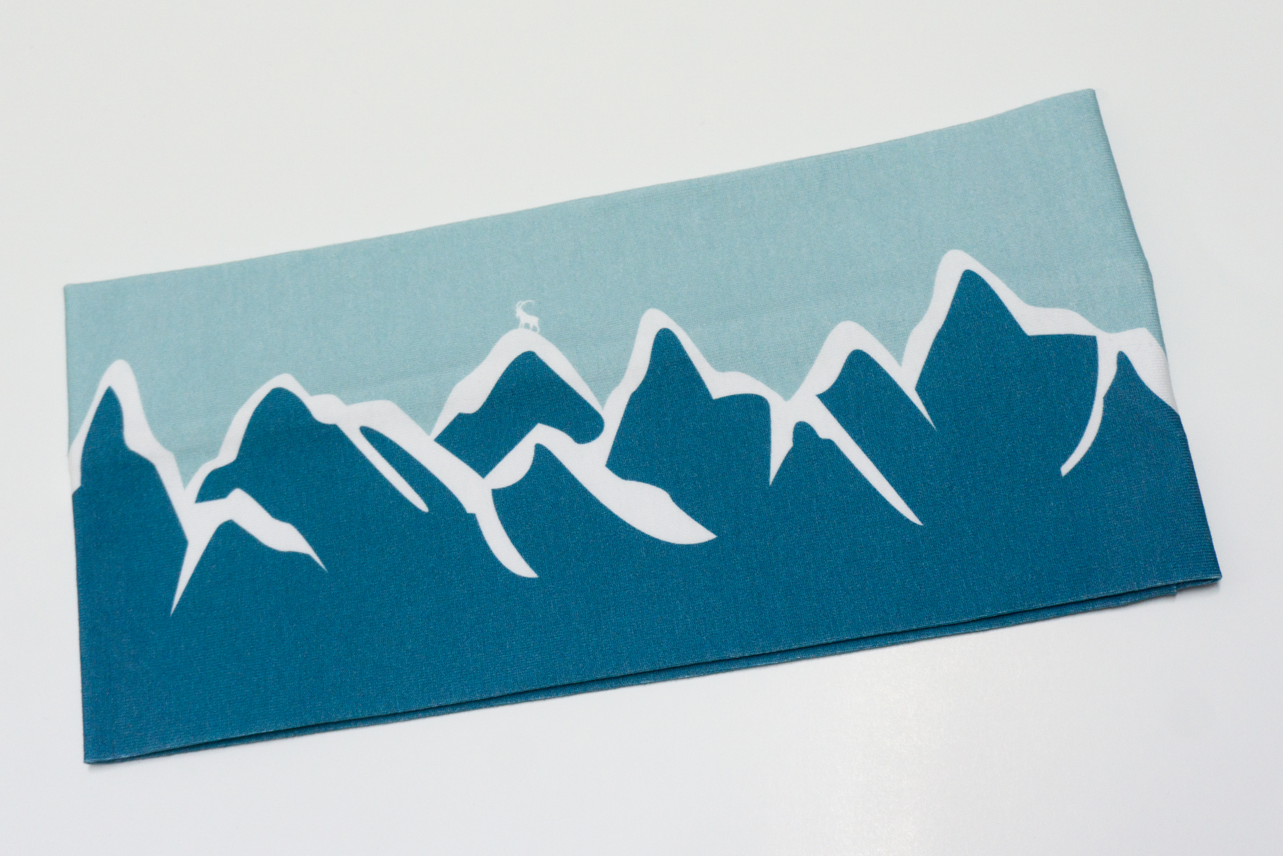 Berg-Stirnband Eis Blau