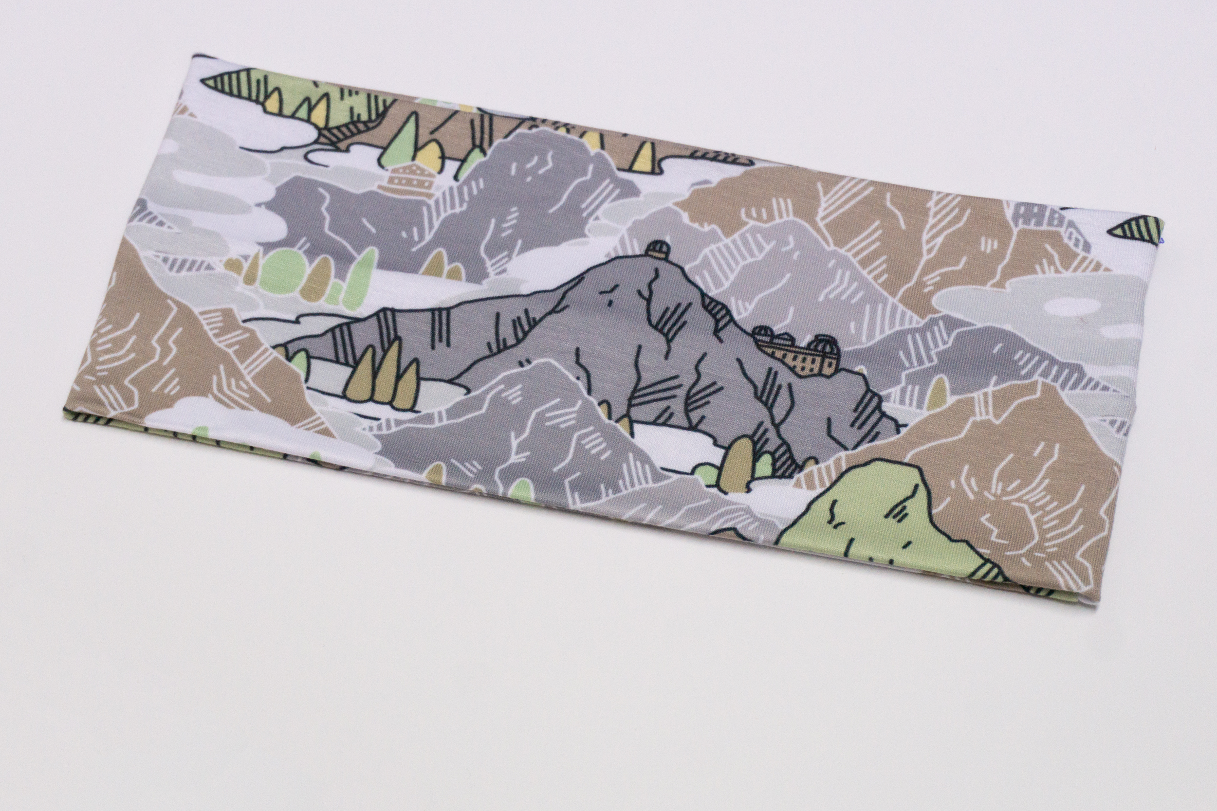 Stirnband Zeichnung Berge