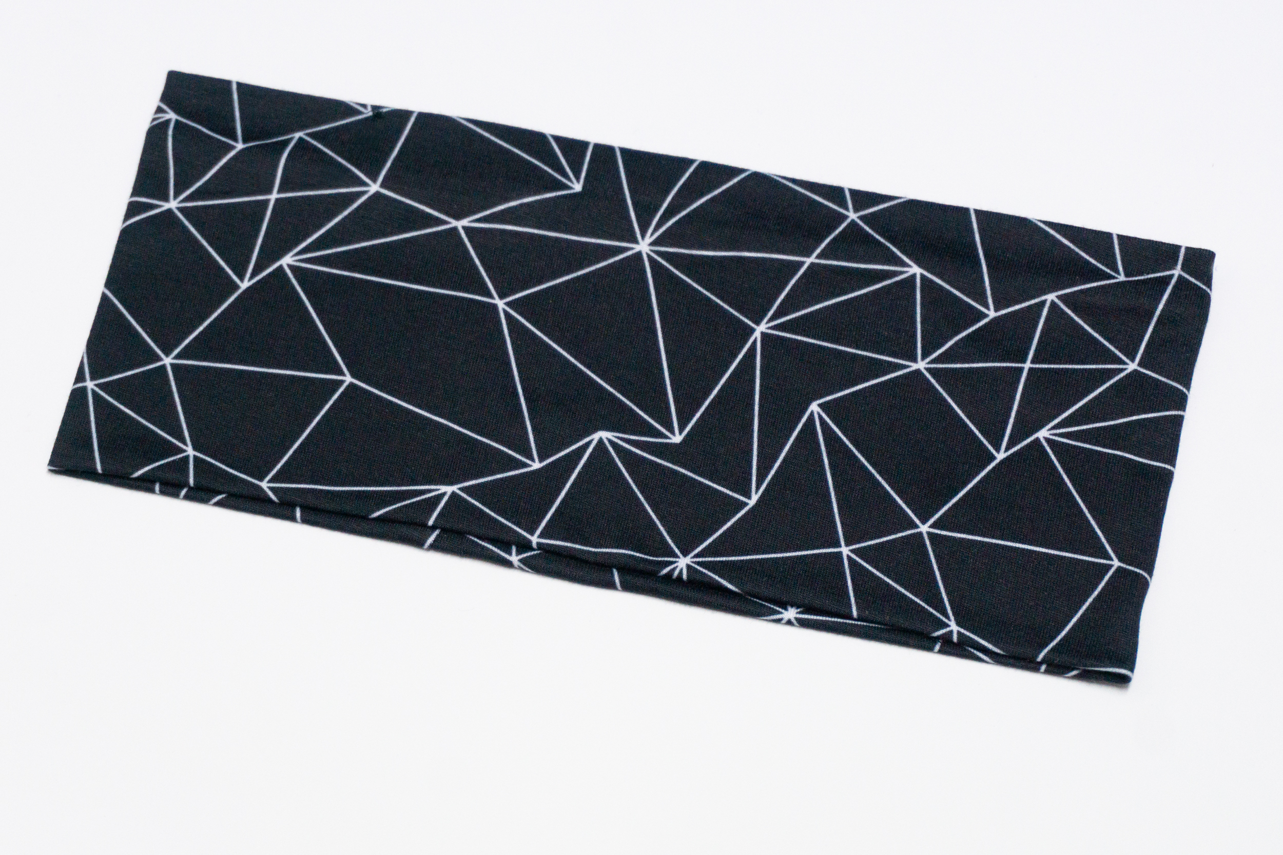 Stirnband Netz Schwarz/Weiß