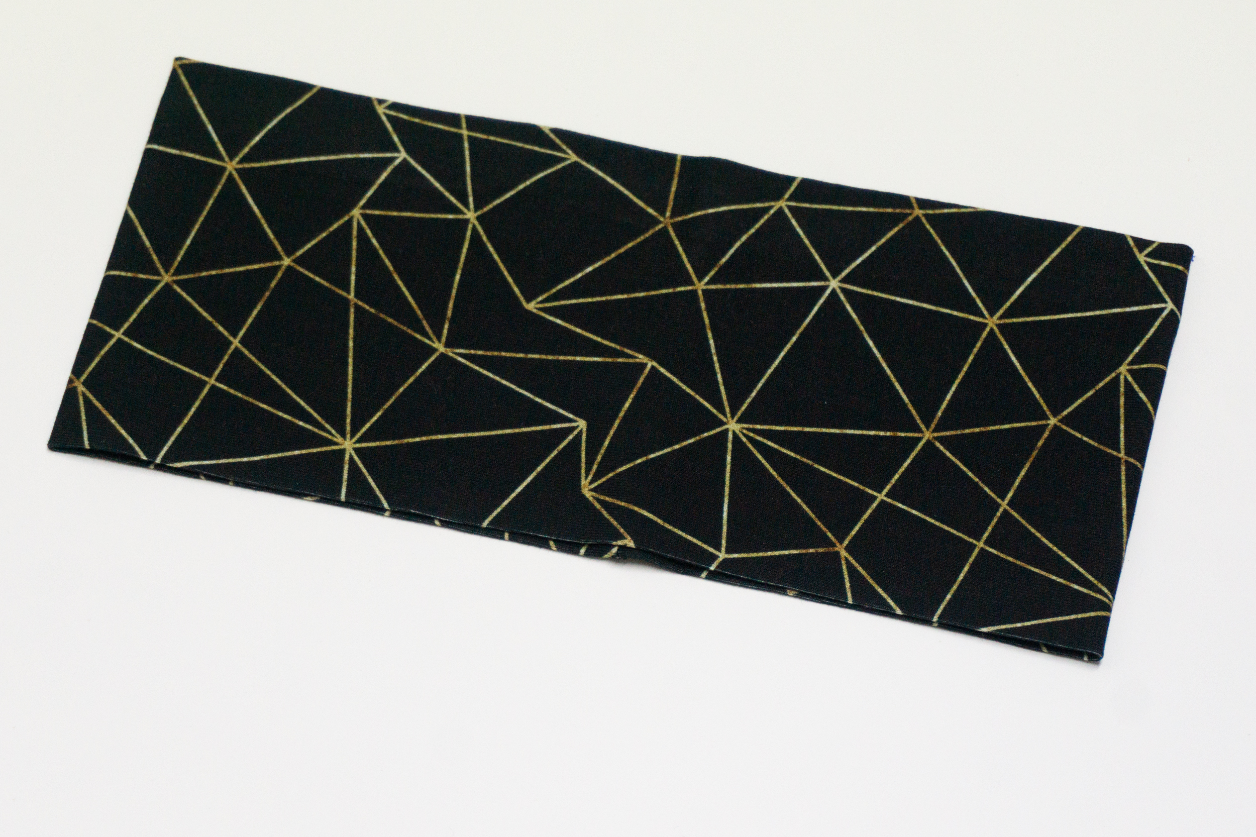 Stirnband Netz Schwarz/Gold