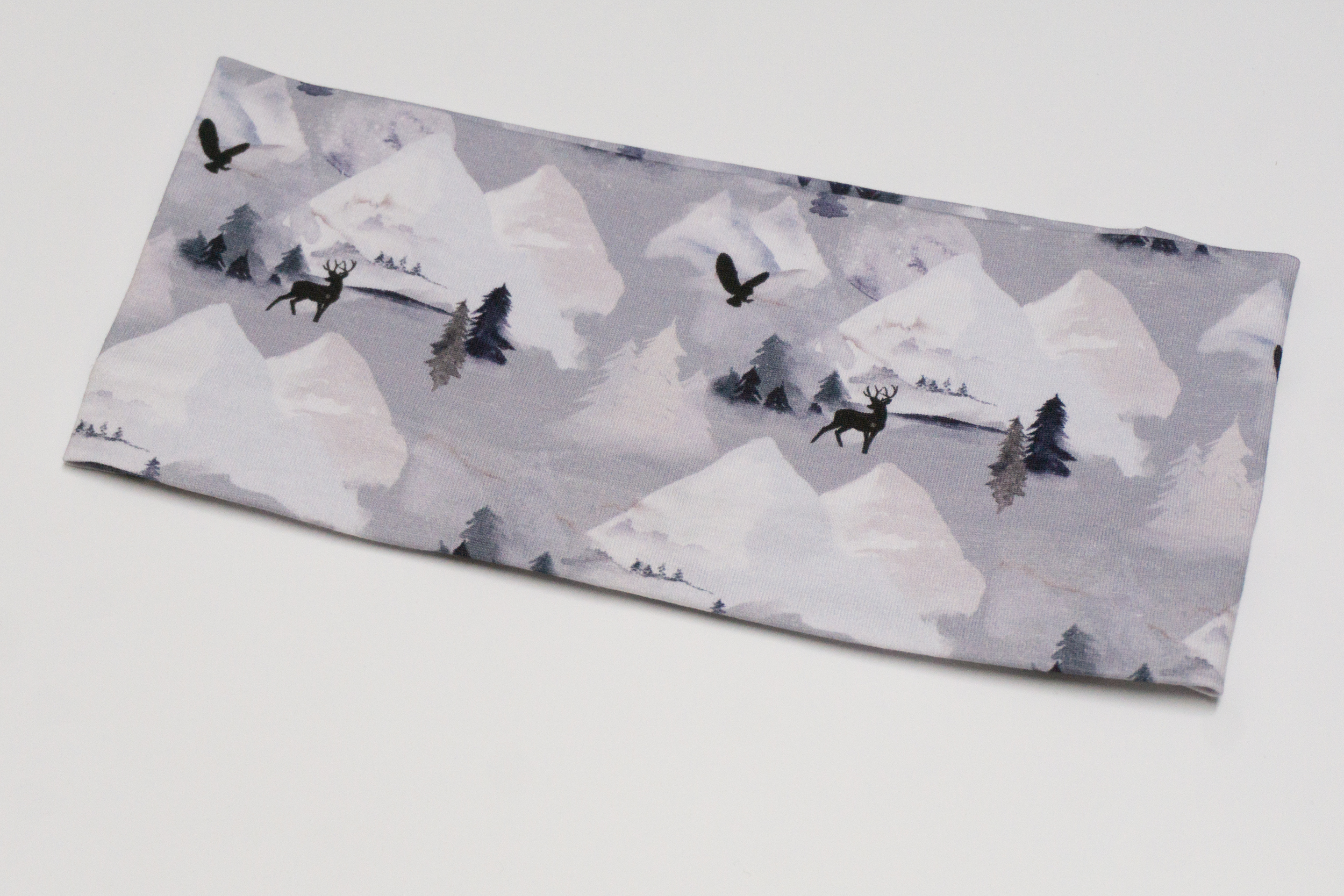 Stirnband Schneelandschaft