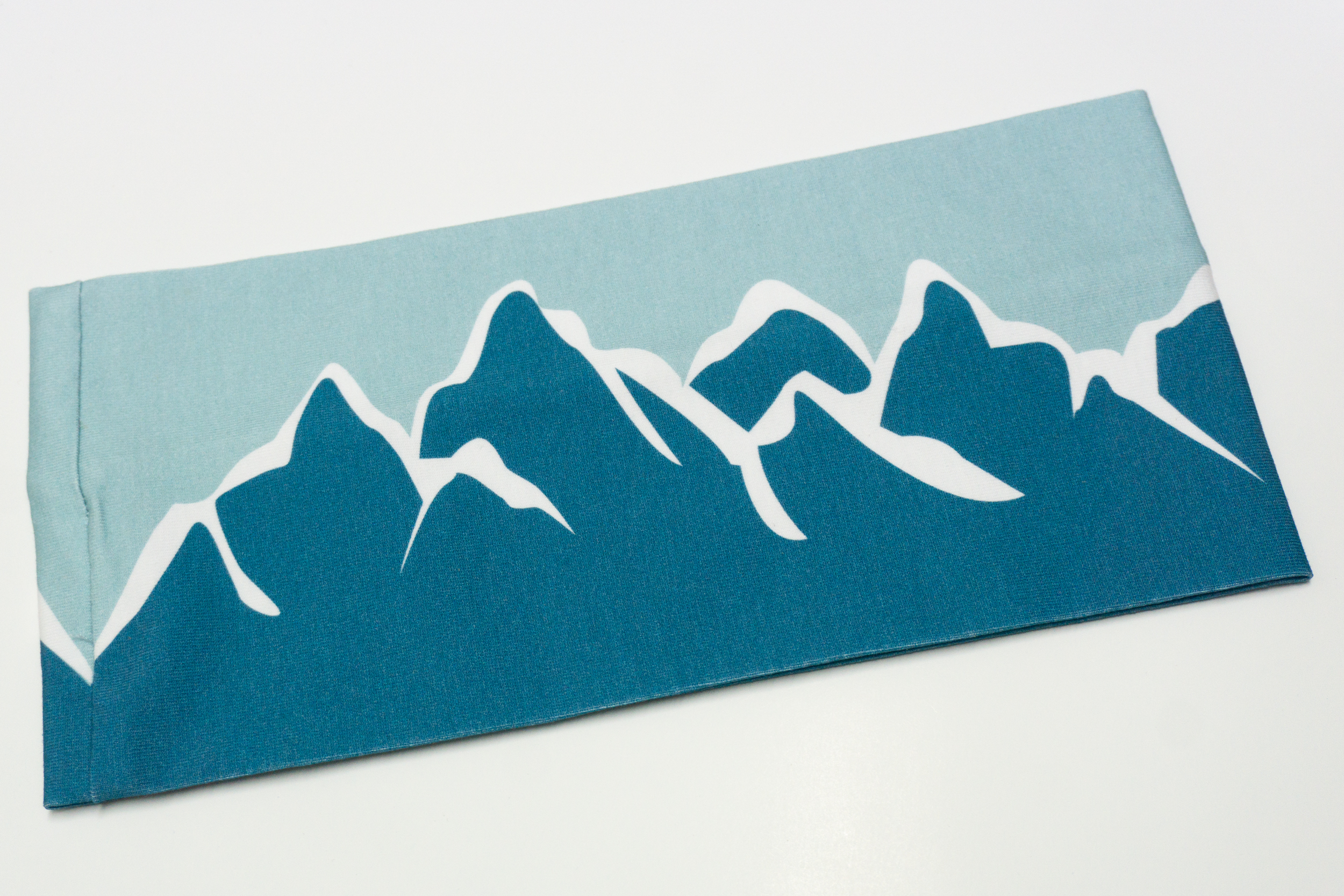 Berg-Stirnband Eis Blau